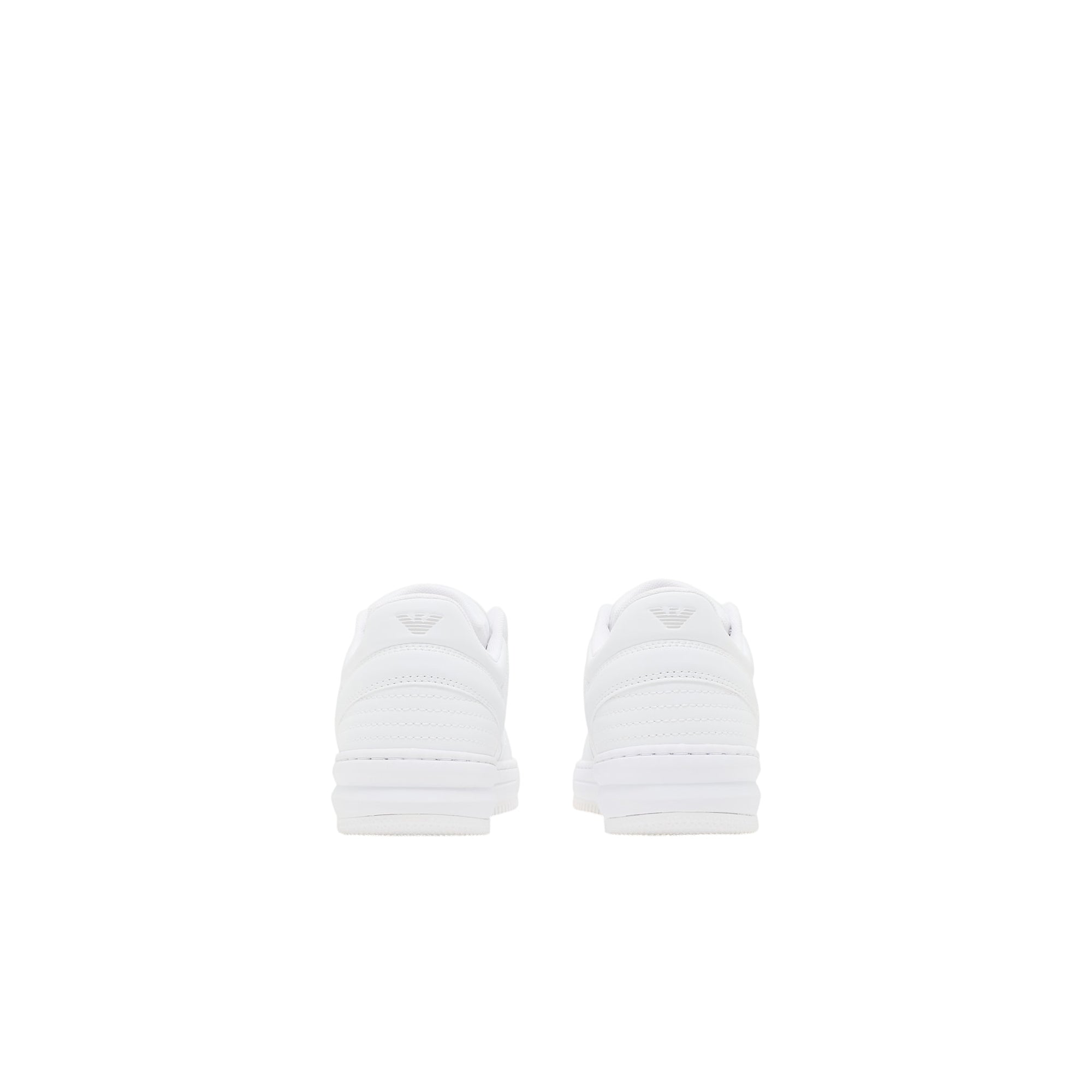 Sneakers Uomo Bianca, con punta tonda traforata
