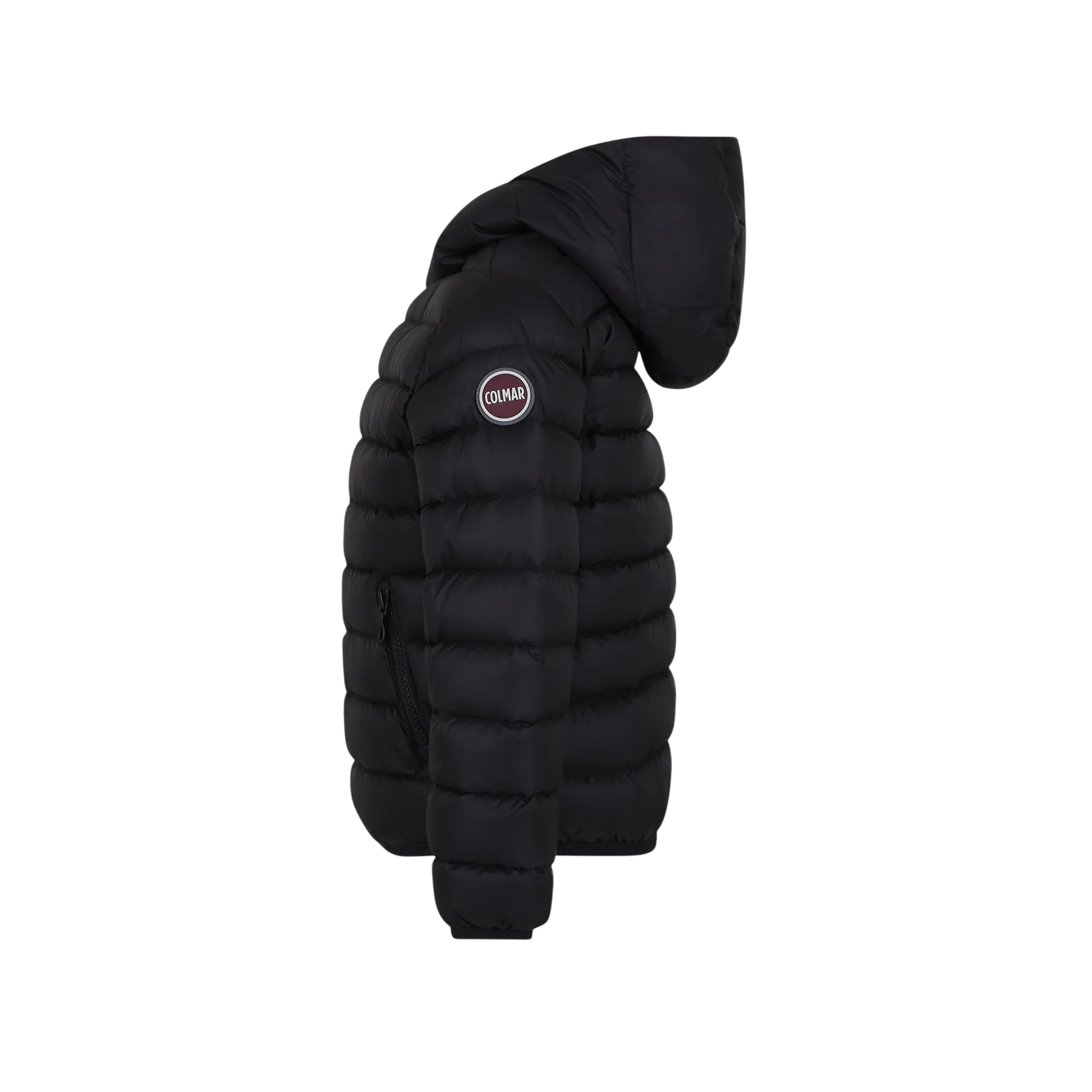 Piumino Bambino trapuntato Nero laterale