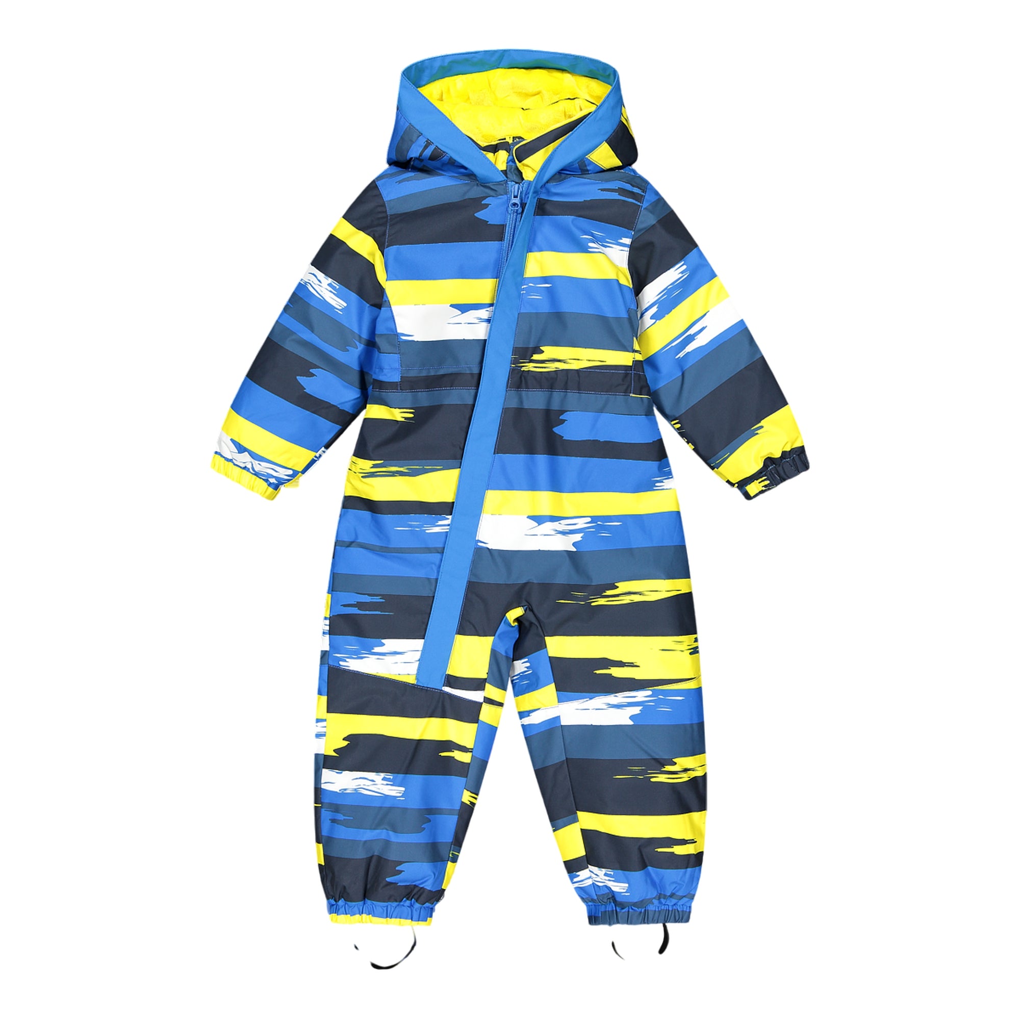 Tuta Junior intera da sci, con chiusura frontale full zip e cappuccio