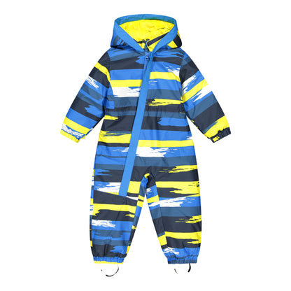 Tuta Junior intera da sci, con chiusura frontale full zip e cappuccio