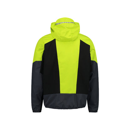 Giacca Sci Uomo Unlimitech 2,5 strati Grigio/Fluo