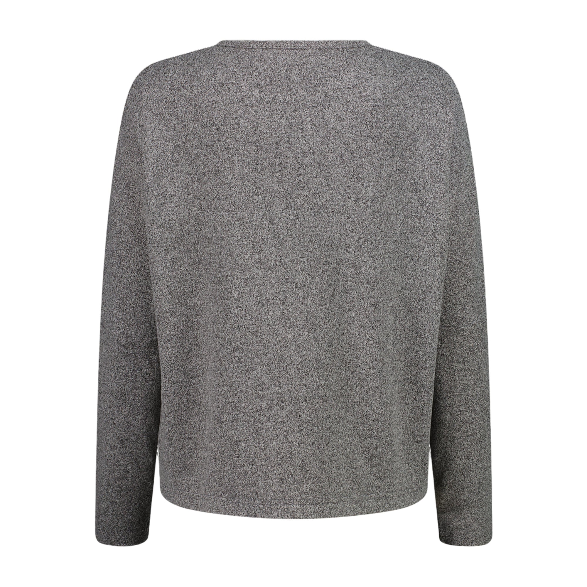 Maglia Donna a tinta unita, con scollatura a barchetta e tessuto peach touch