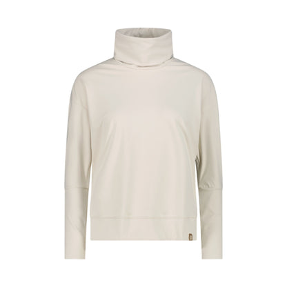 Maglia Donna Bianca, con collo alto e tecnologia Dry Function 