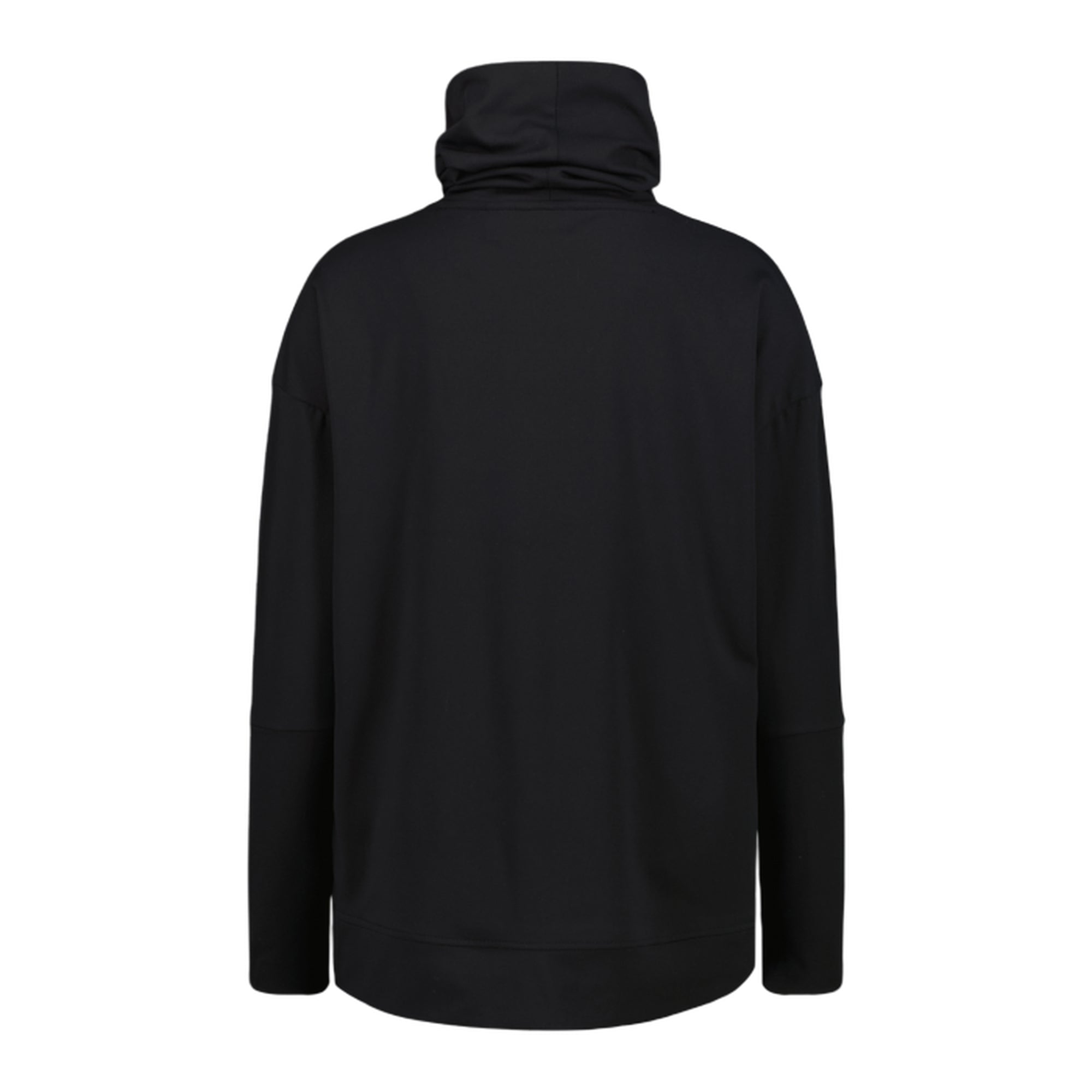 Maglia Donna Nera, con collo alto e tecnologia Dry Function