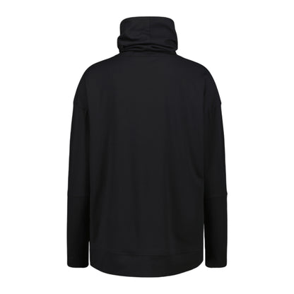 Maglia Donna Nera, con collo alto e tecnologia Dry Function