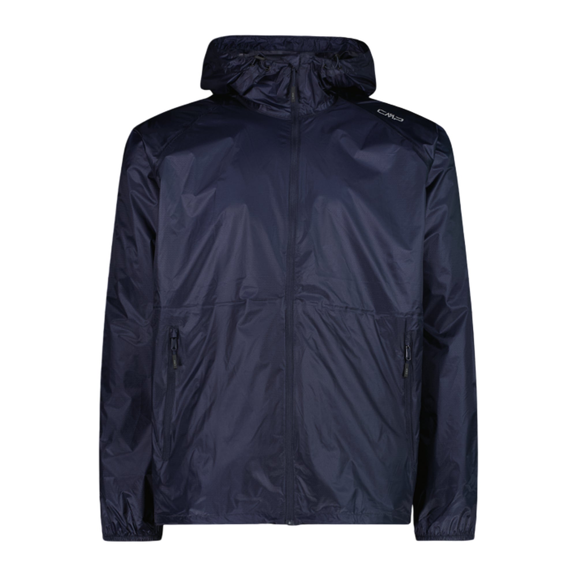 Giacca Antipioggia Uomo con cappuccio Blu scuro