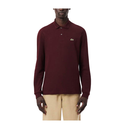 Polo Uomo Lacoste L1312 Cotone Piqué Manica Lunga