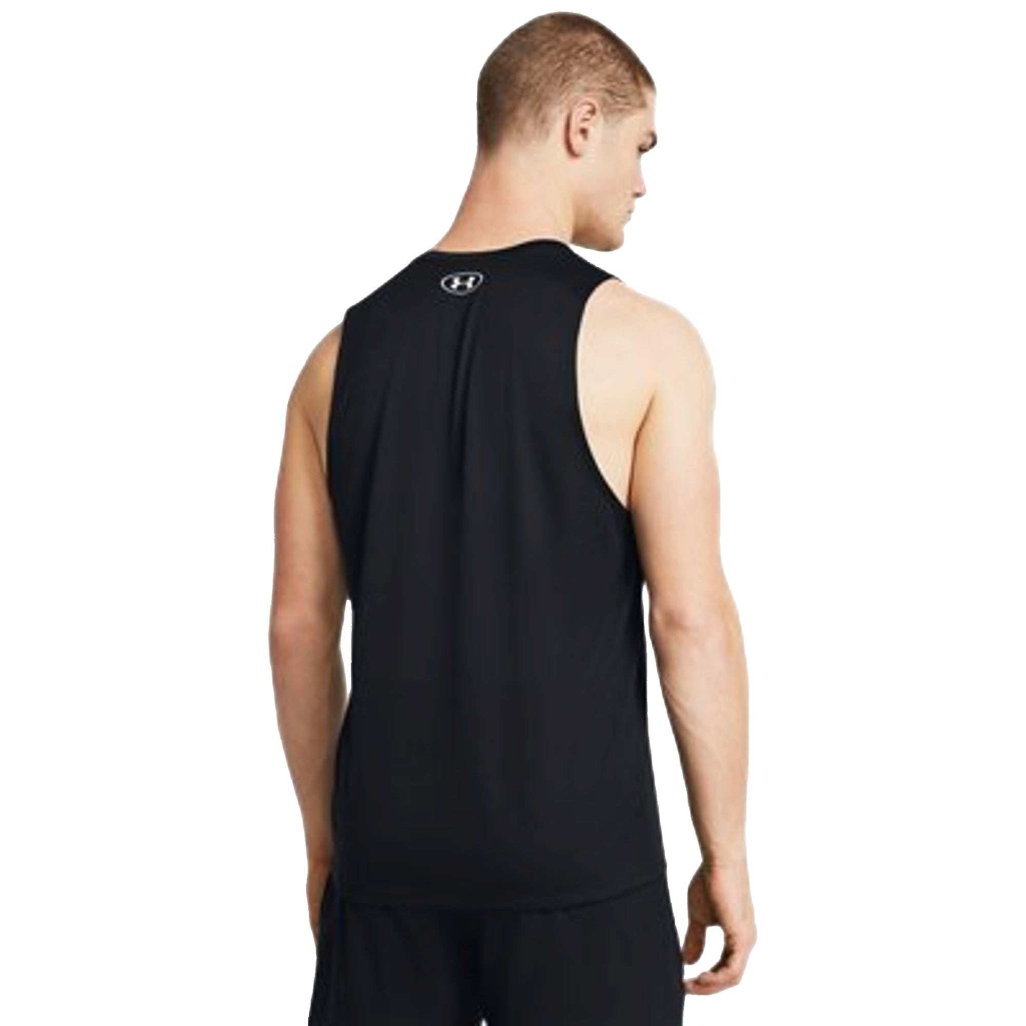 Canotta sportiva Uomo Tech Nero modello retro
