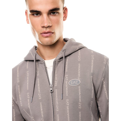 Felpa Uomo Graphic Series, con motivo logo all over
