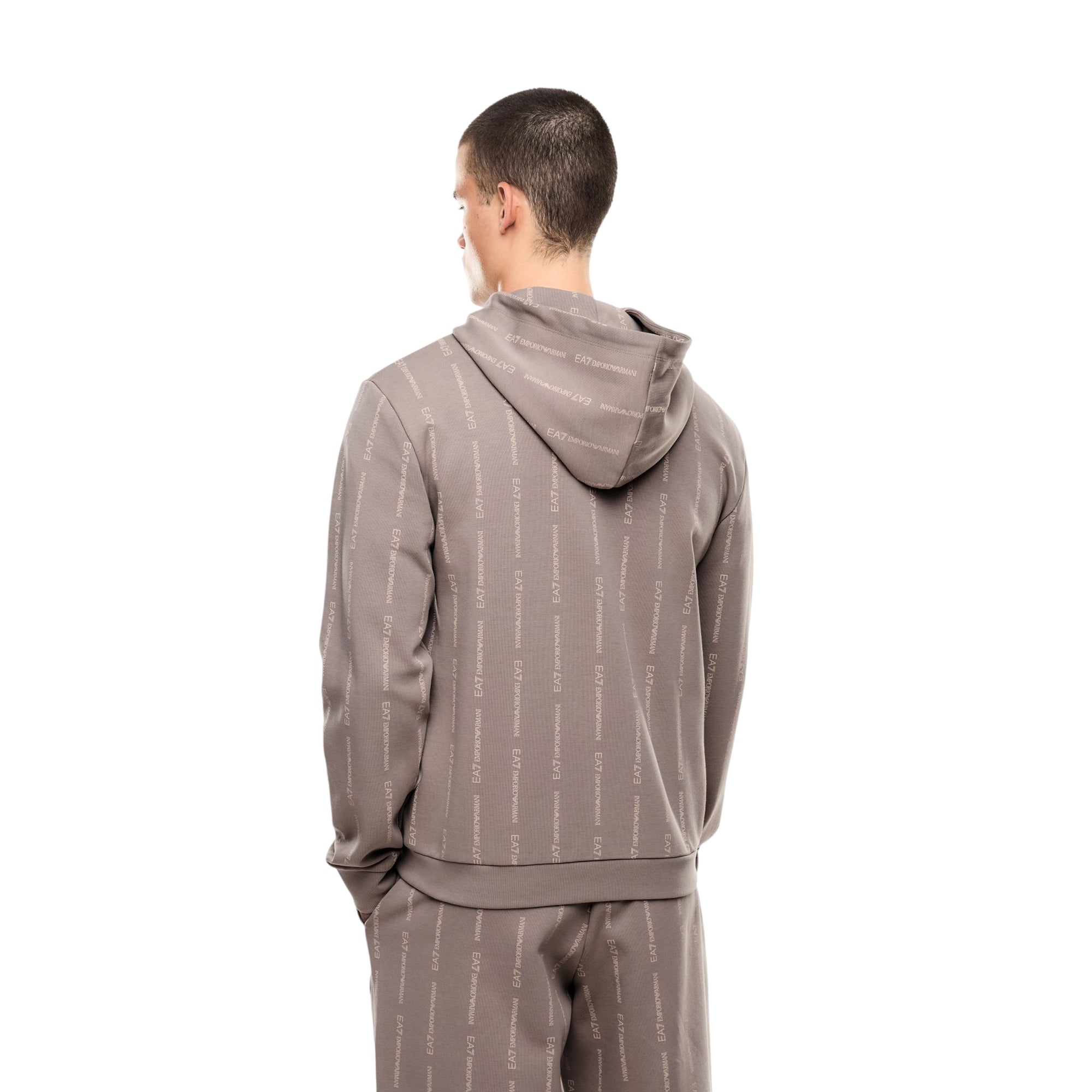 Felpa Uomo Graphic Series, con motivo logo all over