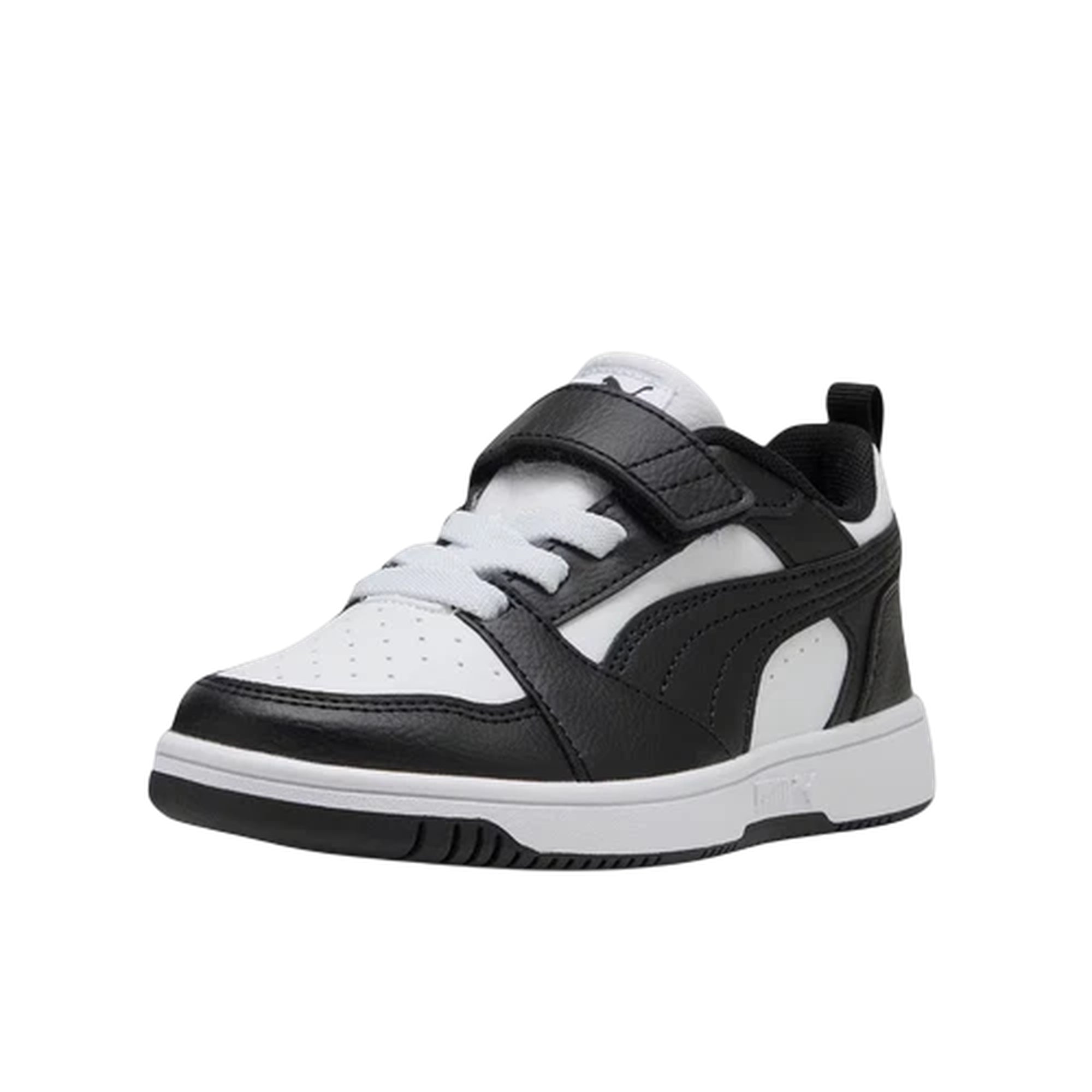 Sneakers Junior Rebound v6 bicolore, con logo sul tallone