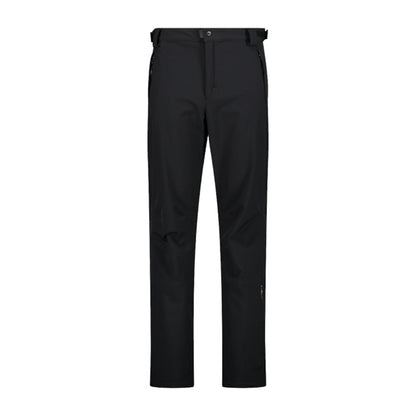 Pantaloni Uomo da sci in softshell Nero