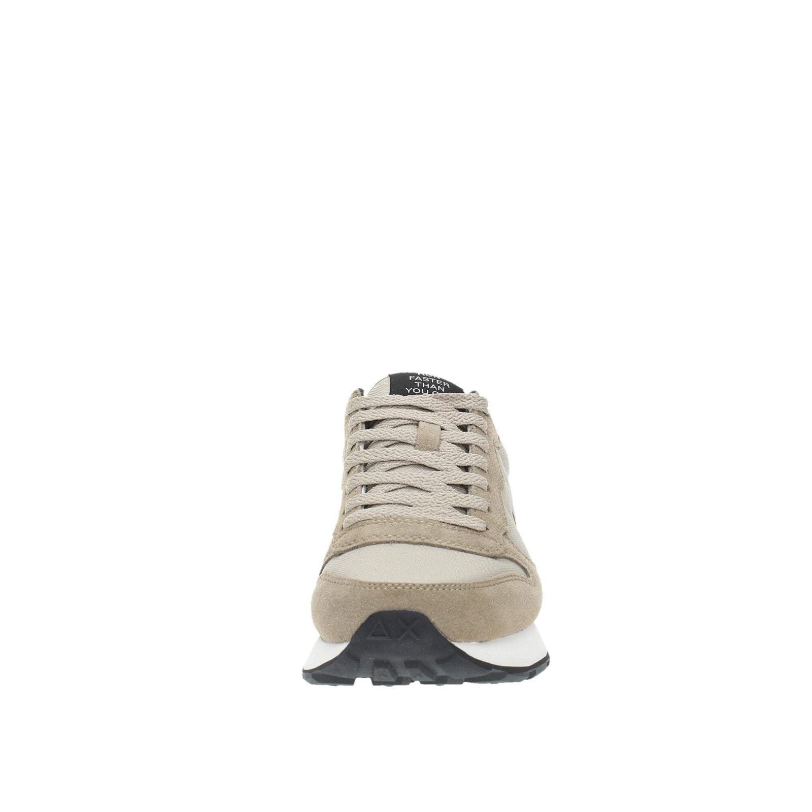 SUN68 Scarpe Uomo Tessuto e Camoscio Beige Scuro Tom Solid Z44101