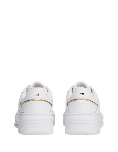 Tommy Hilfiger Sneakers Donna Profilo Basso Bianche Pelle Sintetica Taglia 36