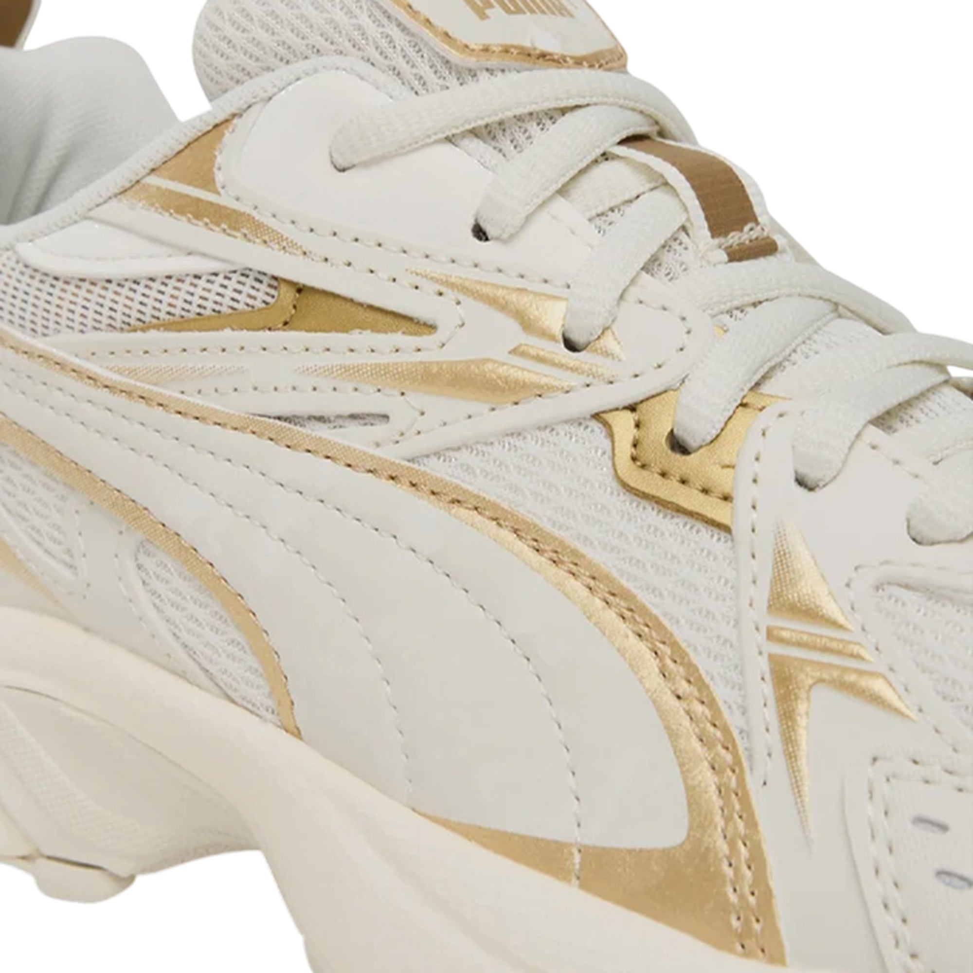 Sneakers Donna Milenio Tech, con inserti Oro a contrasto