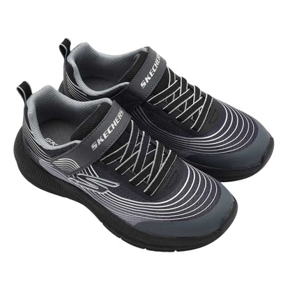 Sneakers Junior Microspec, con motivo a contrasto e velcro