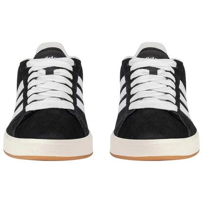 Sneakers Uomo con tomaia Nera ed con iconiche 3 stripes Bianche