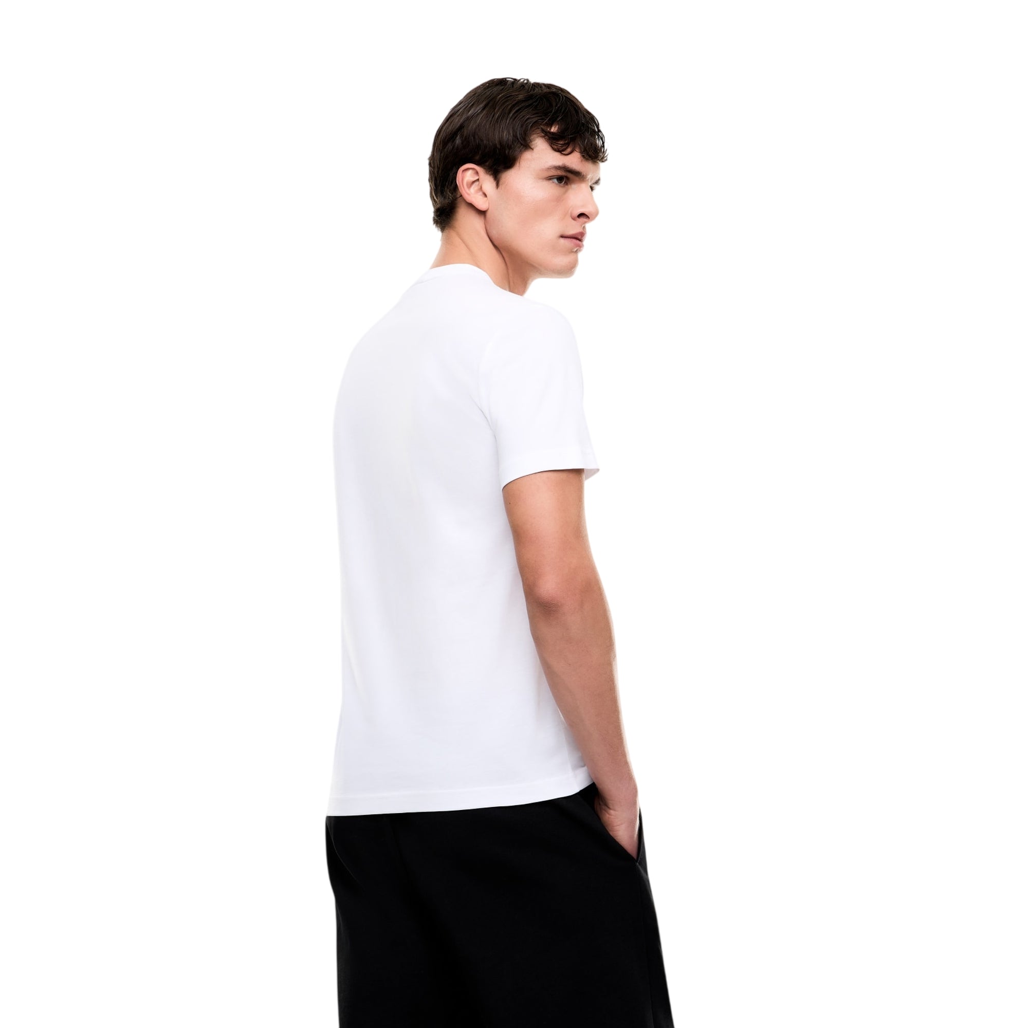 T-shirt Uomo Bianca, Core Identity, maxi logo