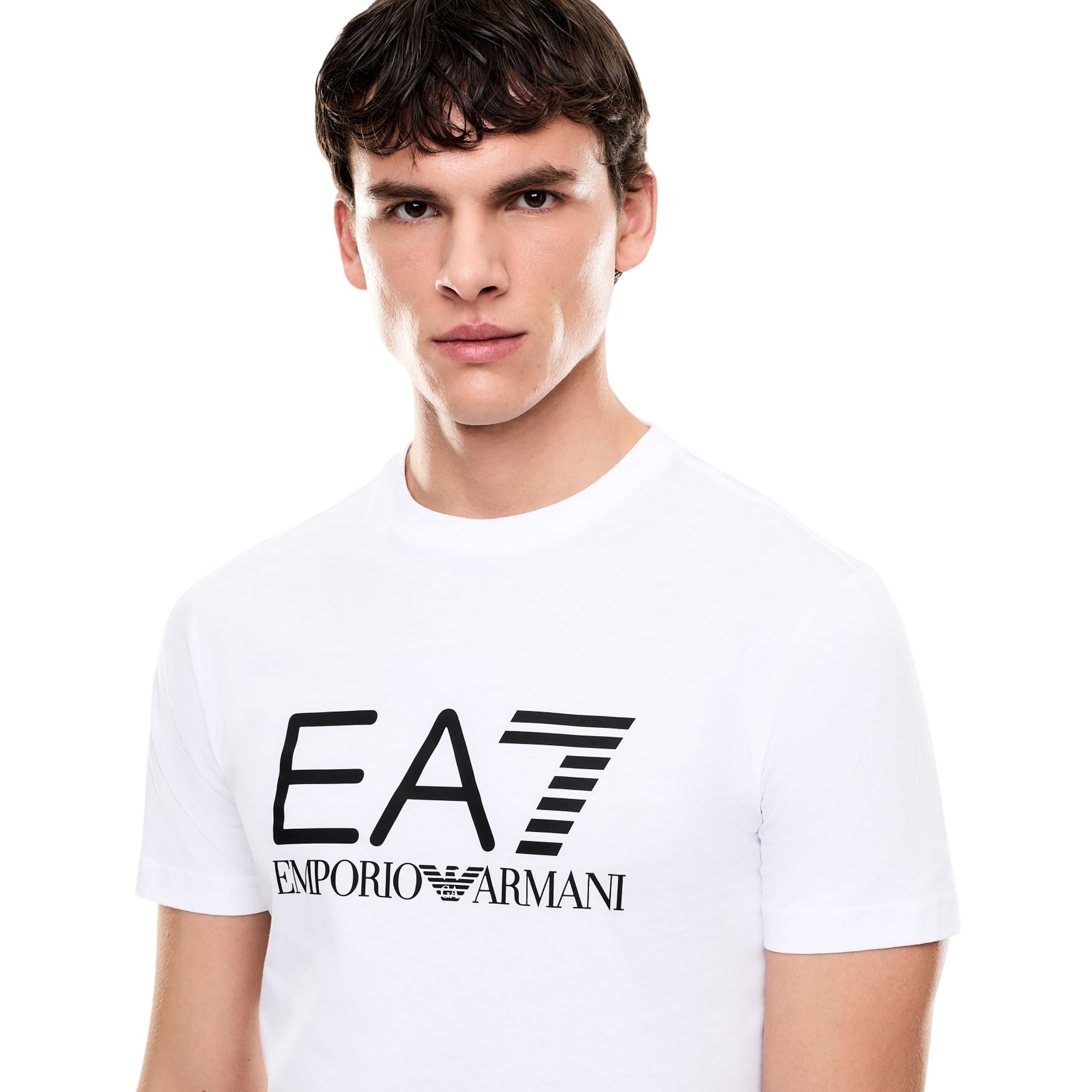T-shirt Uomo Bianca, Core Identity, maxi logo