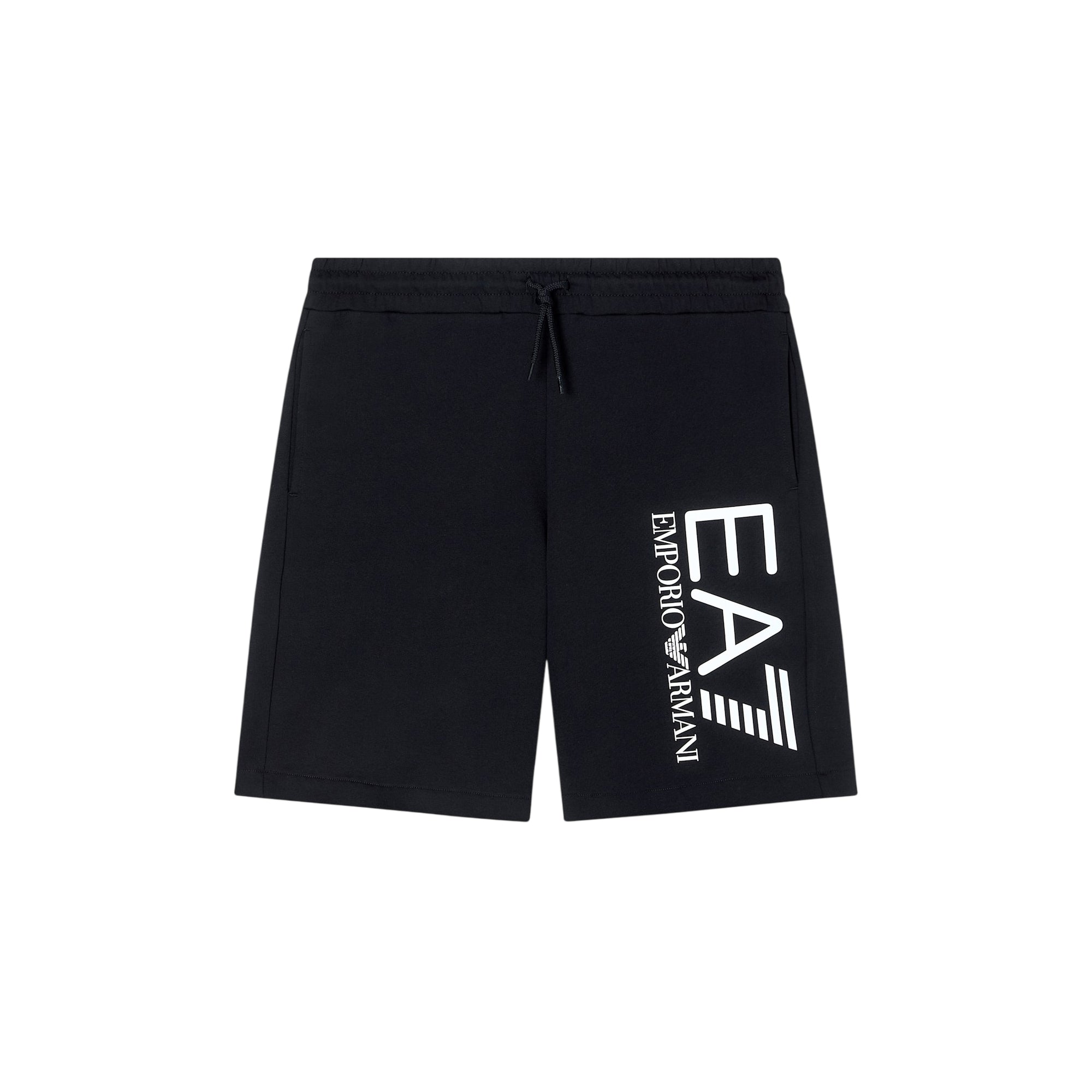 Bermuda Uomo con coulisse e stampa logo Core Identity bianca