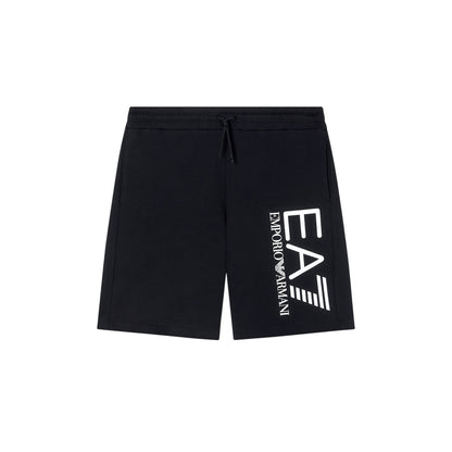 Bermuda Uomo con coulisse e stampa logo Core Identity bianca