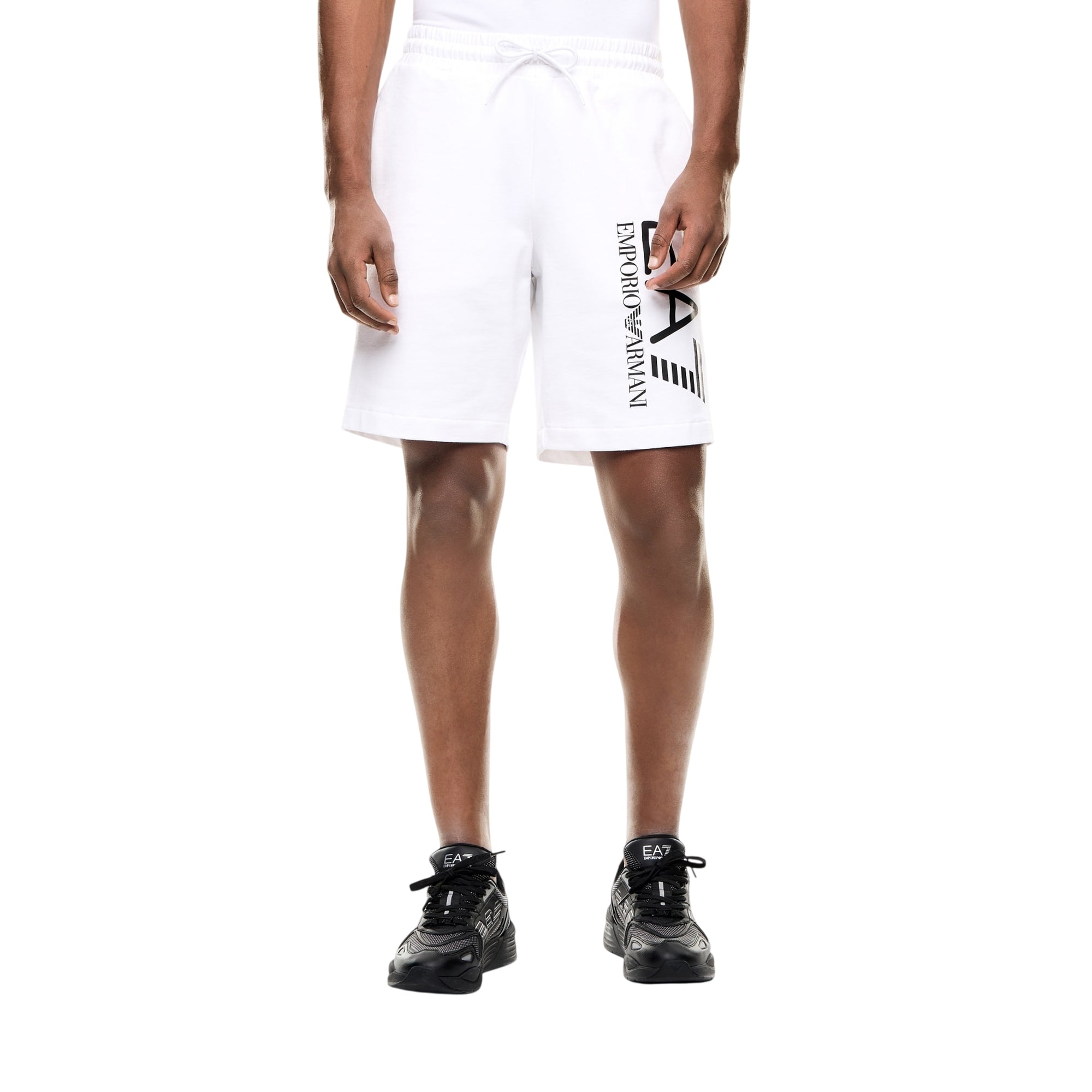 Bermuda Uomo con coulisse in vita e stampa logo Core Identity