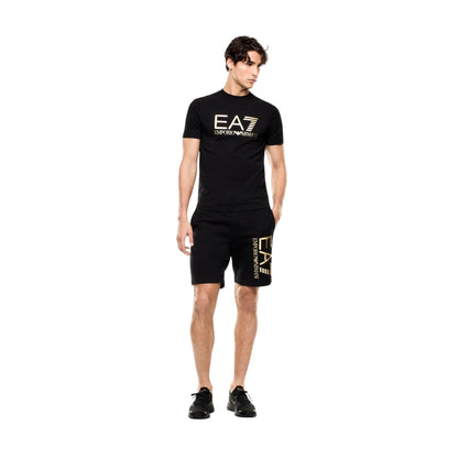 Bermuda Uomo con coulisse e stampa logo Core Identity Oro