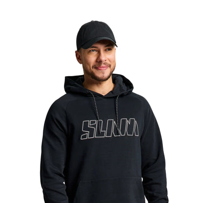 Cappello Uomo Nero, in twill di cotone, con cordino