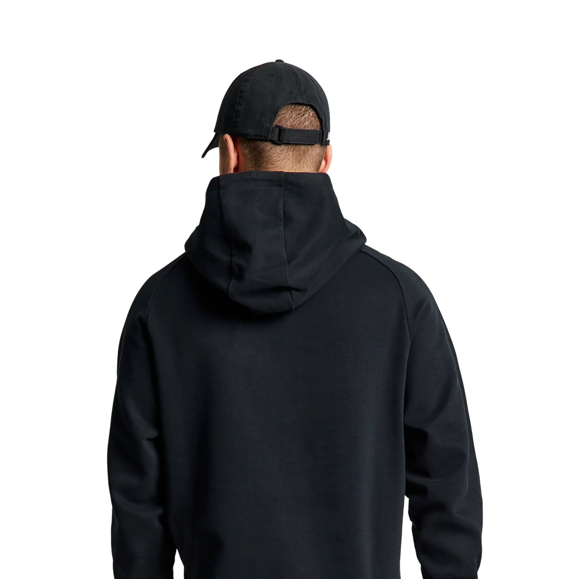 Cappello Uomo Nero, in twill di cotone, con cordino