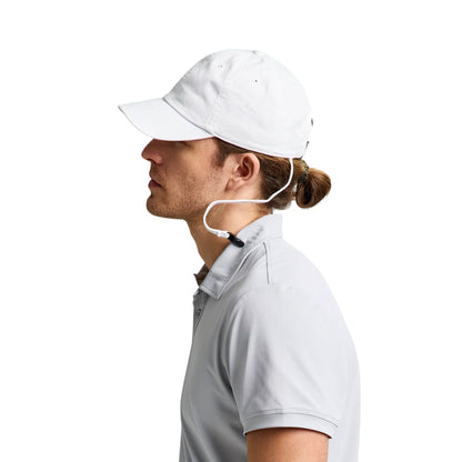 Cappello Uomo Bianco, in twill di cotone, con cordin