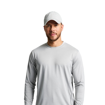 Cappello Uomo con visiera, Grigio chiaro, con cordino