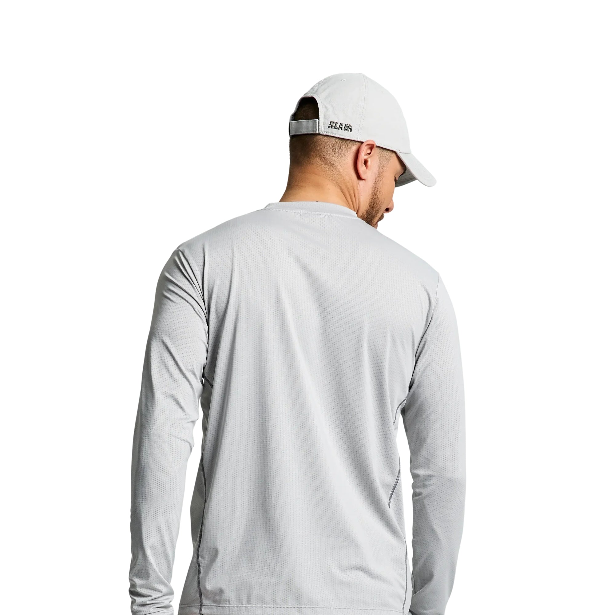 Cappello Uomo con visiera, Grigio chiaro, con cordino