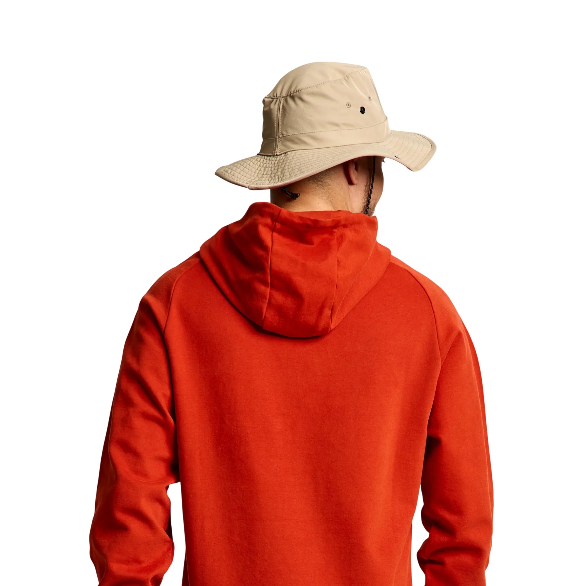 Cappello Uomo Brimmed Beige, idrorepellente, con cordino
