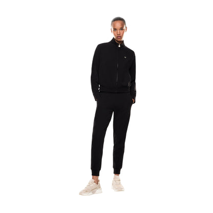 Tuta Uomo Nera, con elastico sul fondo e full zip