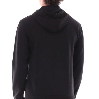 Felpa Uomo full zip, con dettaglio logo sulle spalle