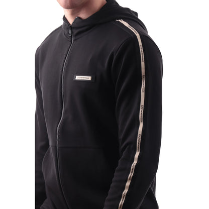 Felpa Uomo full zip, con dettaglio logo sulle spalle
