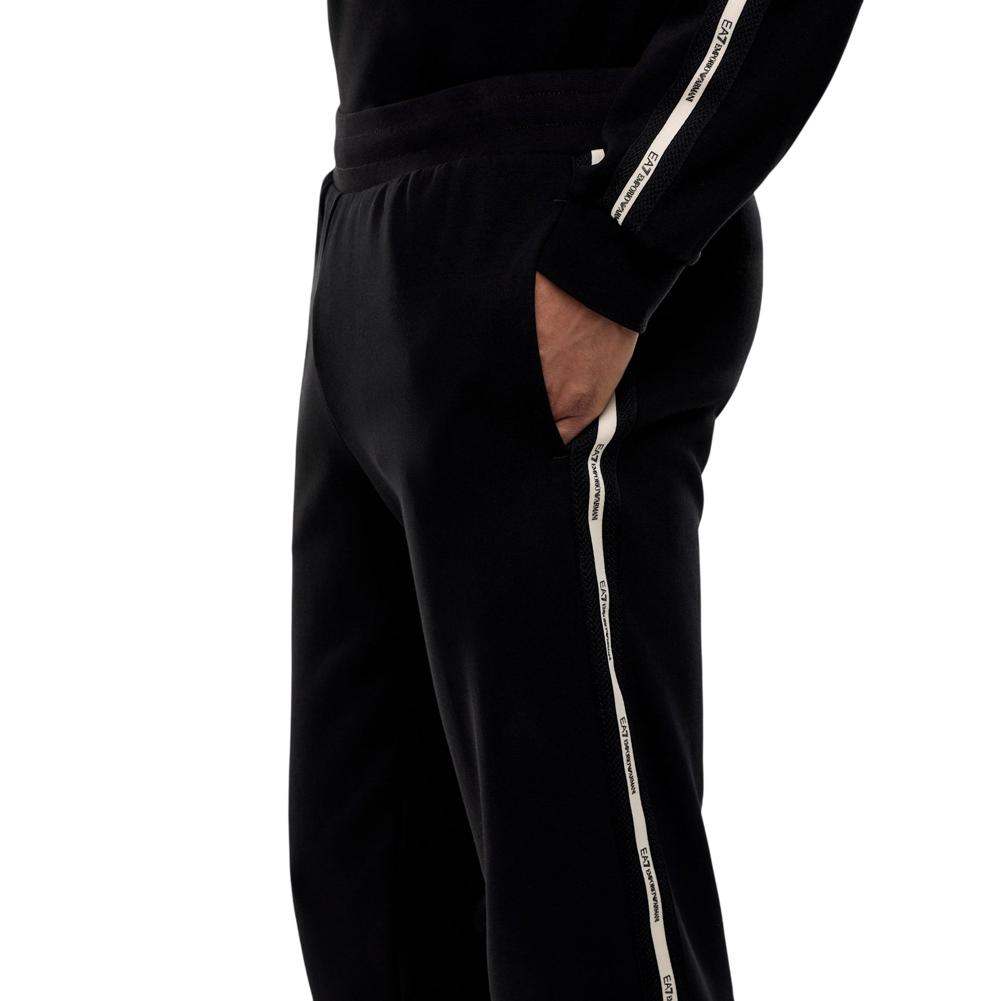 Pantalone Uomo misto cotone, Logo Serires, con coulisse