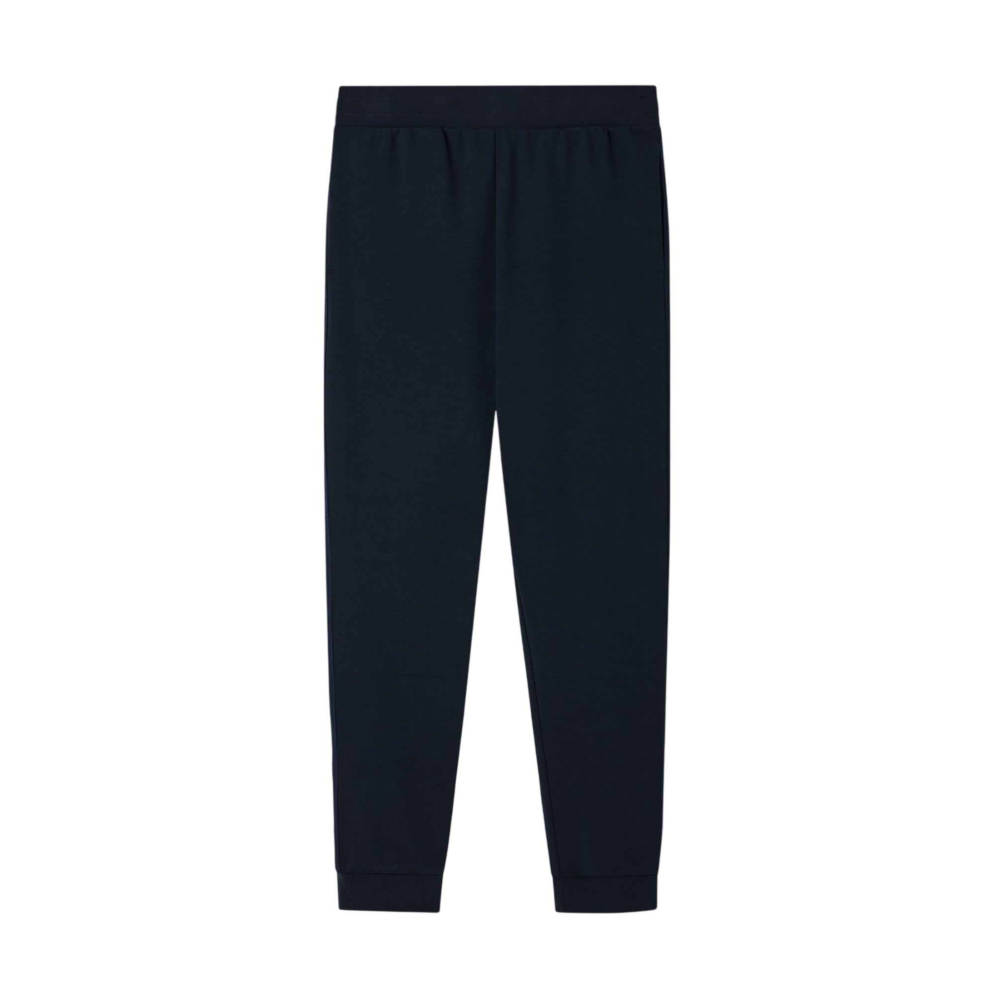 Pantalone Uomo misto cotone Blu, Logo Serires, con coulisse