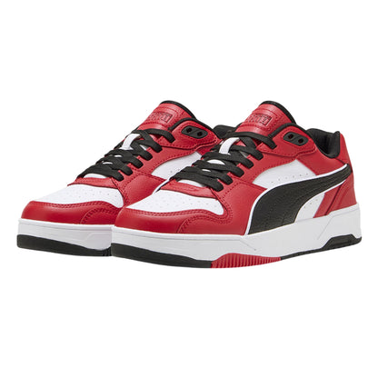 Sneakers Uomo RBD Break Low 40 Rossa/Nera/Bianca, con punta tonda traforata