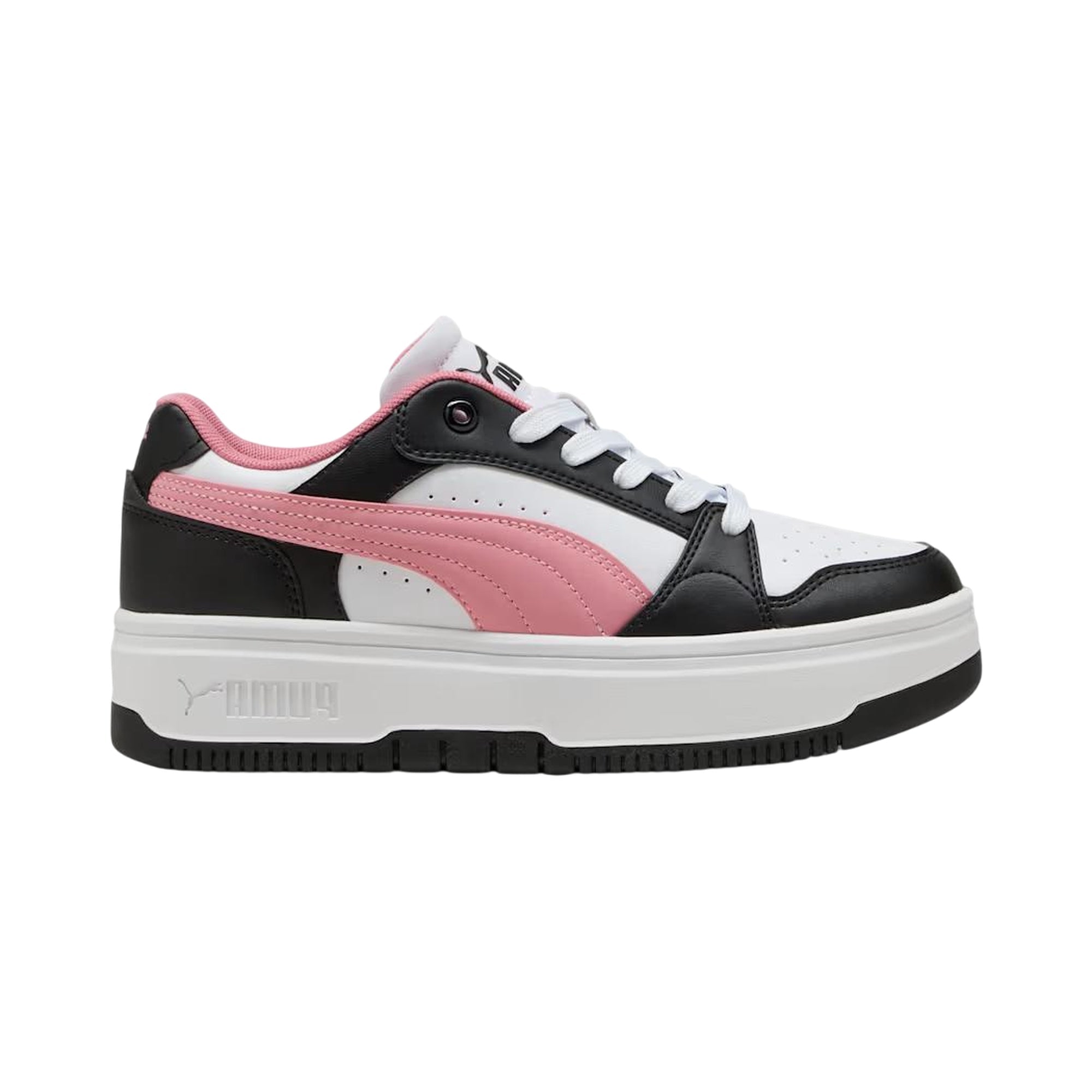 Sneakers Donna Rebound Femme Low, con tomaia Nera e Rosa
