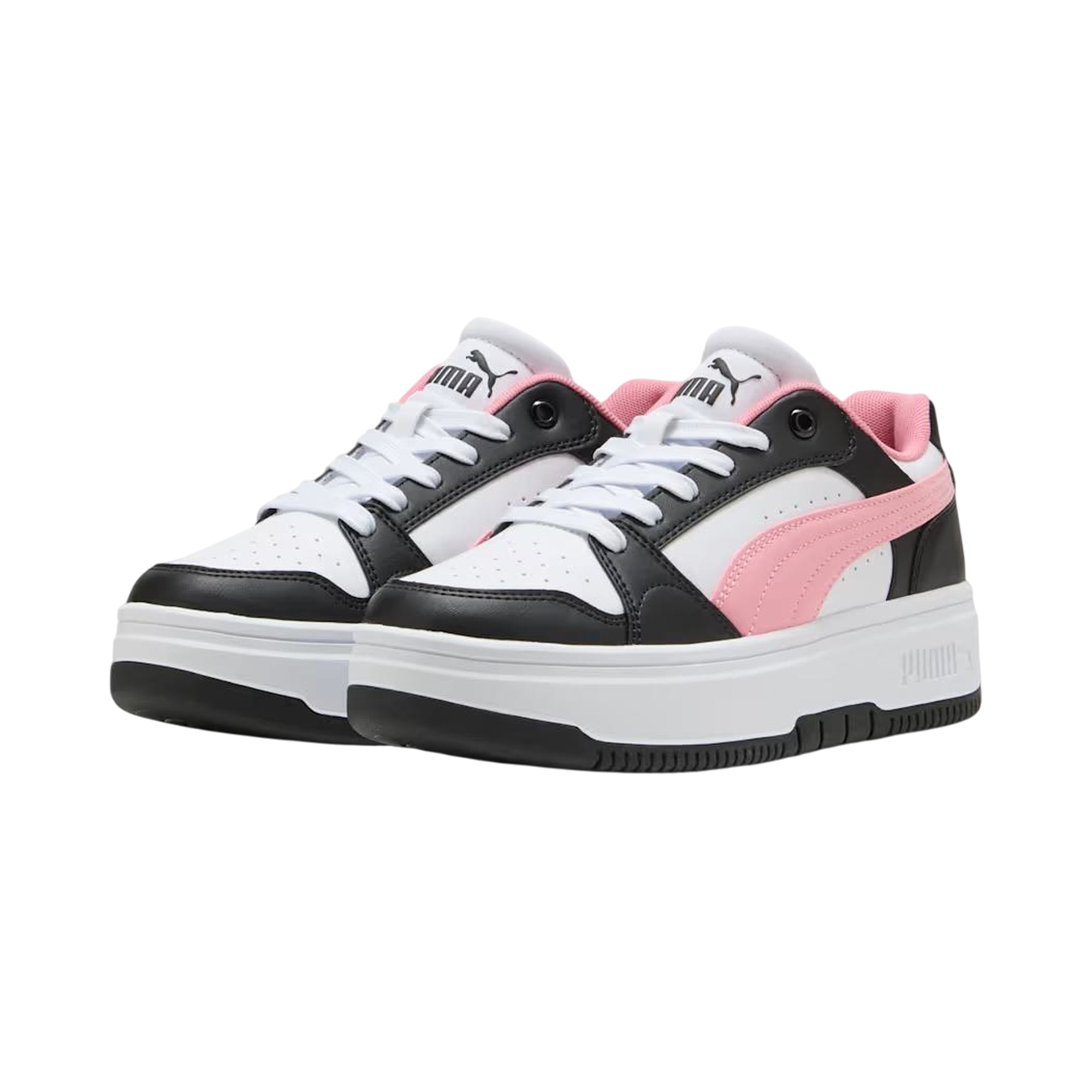 Sneakers Donna Rebound Femme Low, con tomaia Nera e Rosa