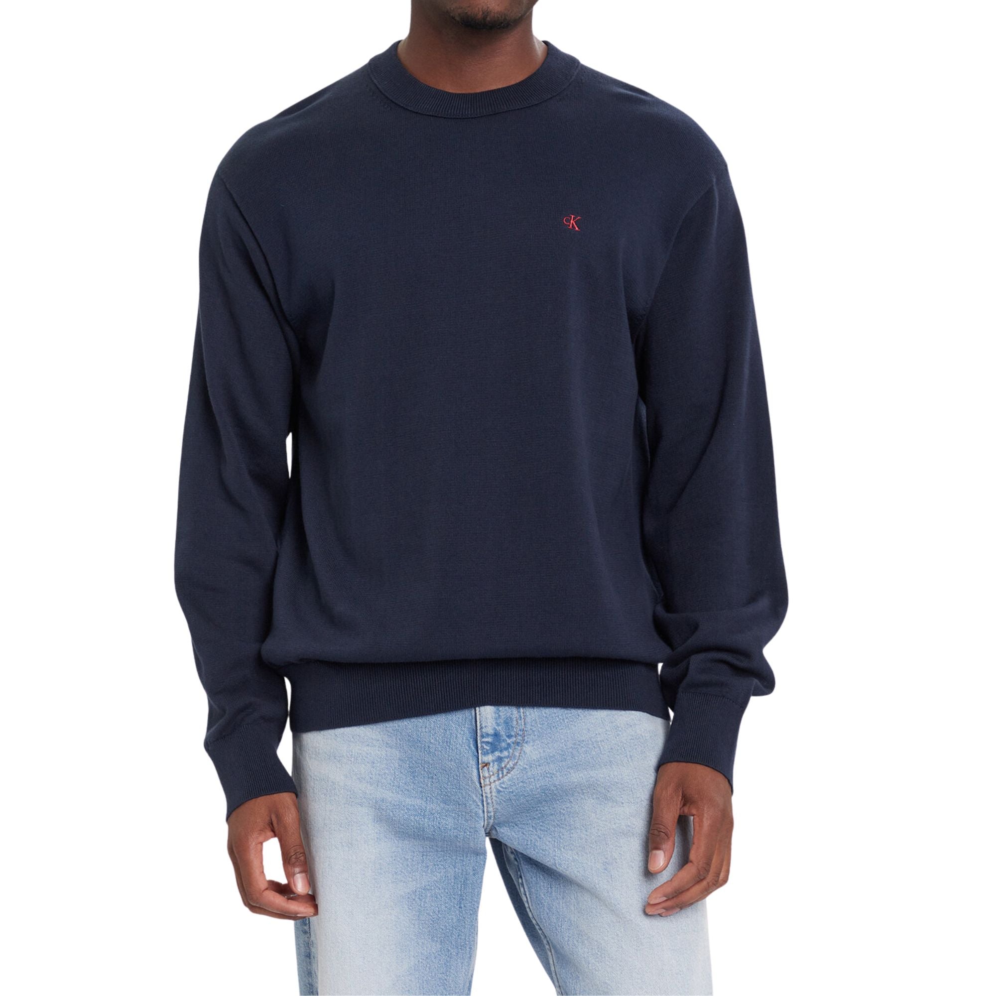 CALVIN KLEIN Maglione Girocollo Cotone Uomo