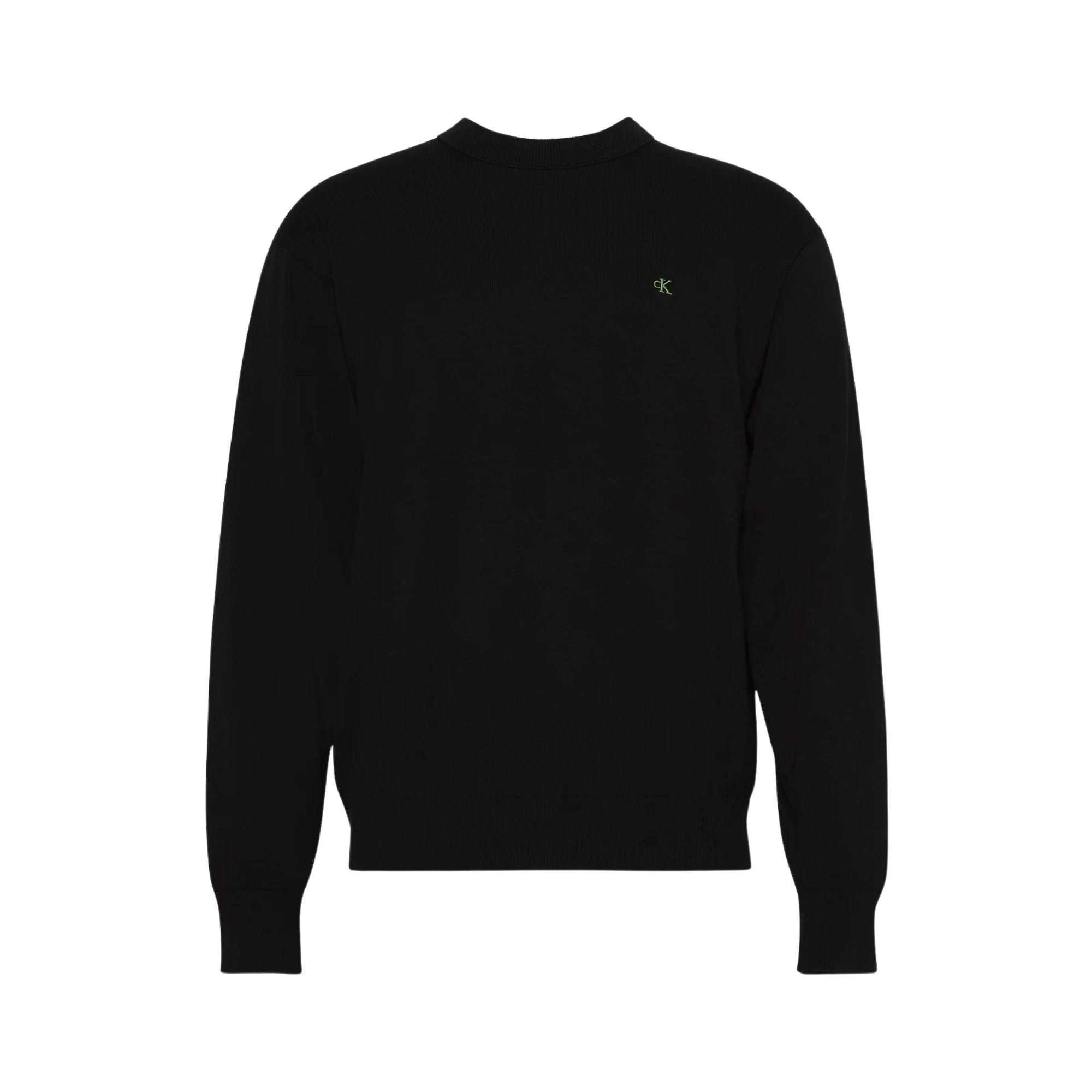 CALVIN KLEIN Maglione Monogramma Cotone Taglio Relaxed