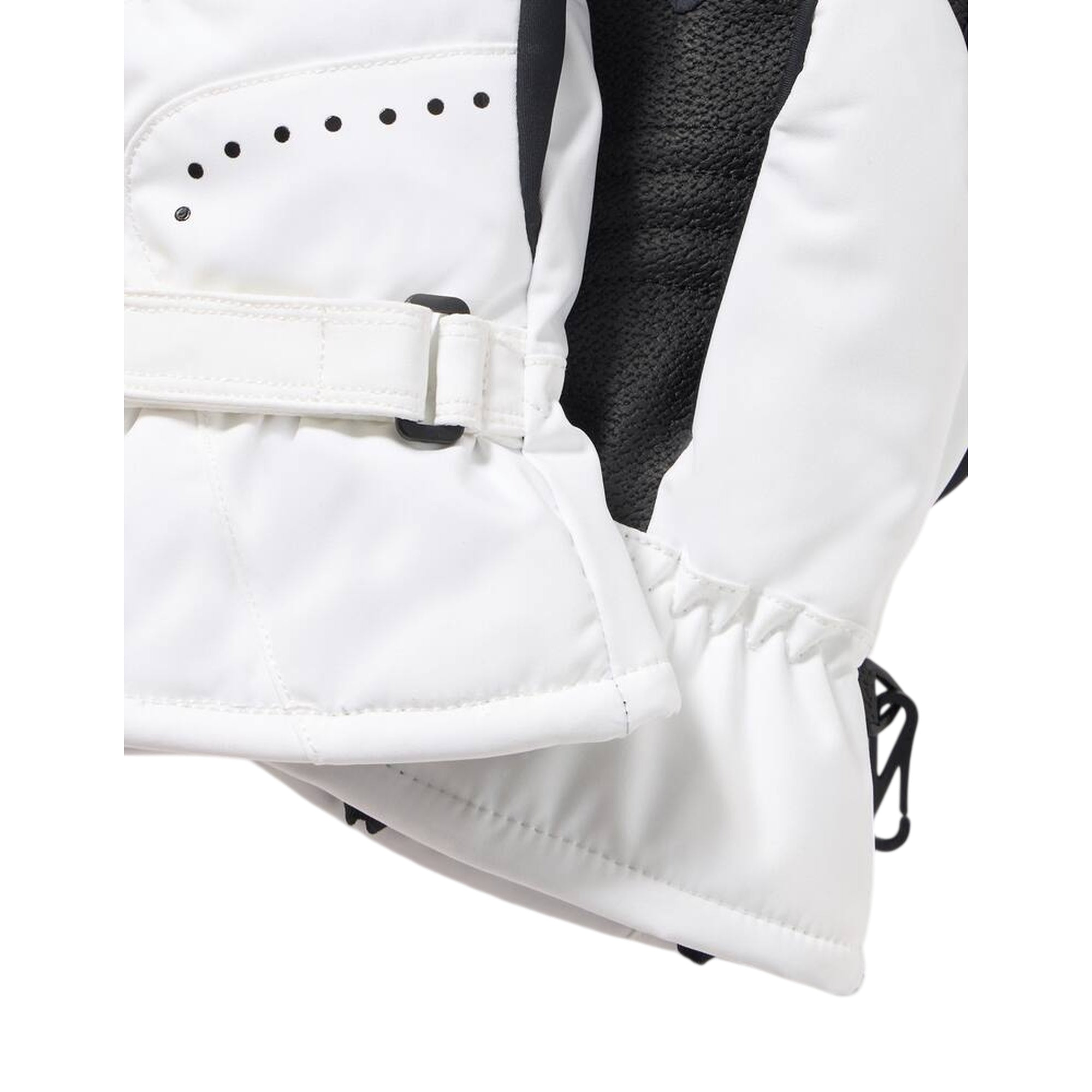 Guanti da sci Donna imbottiti Bianco dettaglio