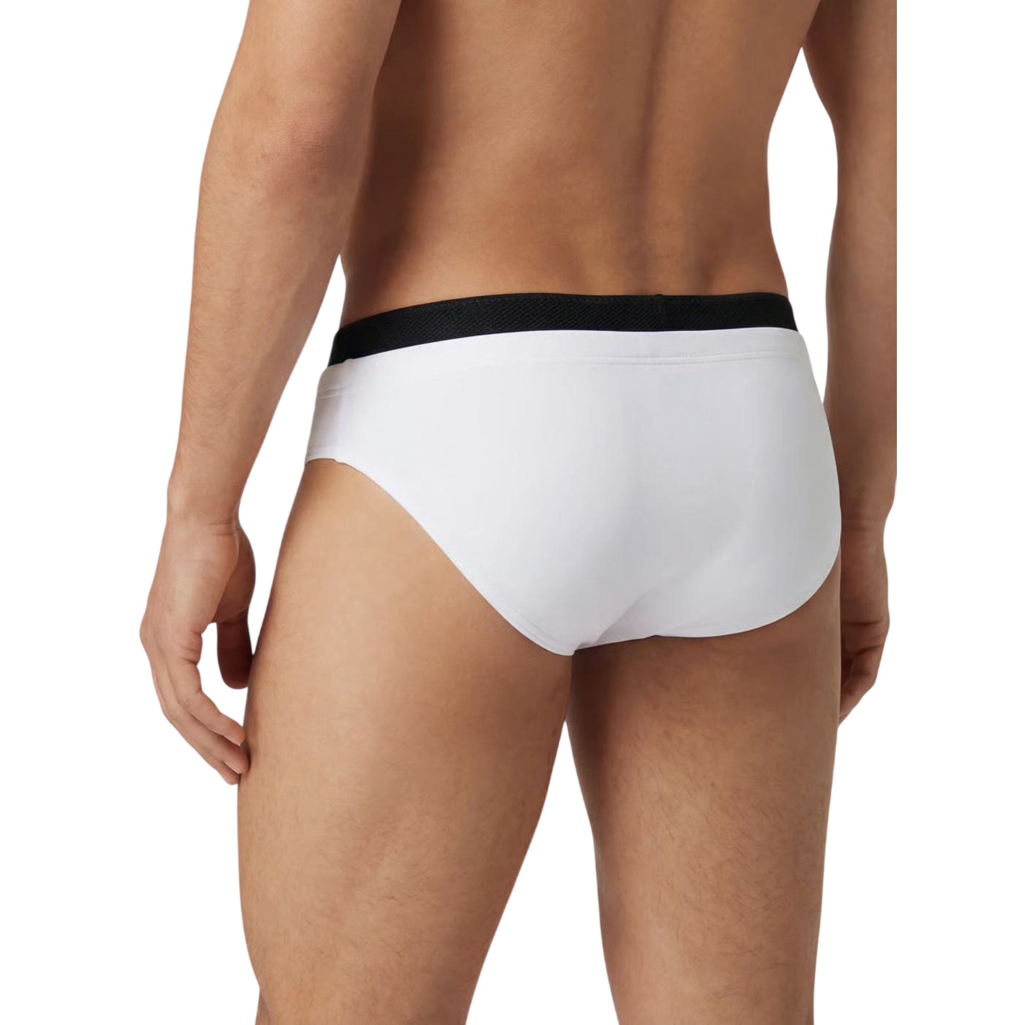 Costume Uomo slip, con fascia logata a contrasto