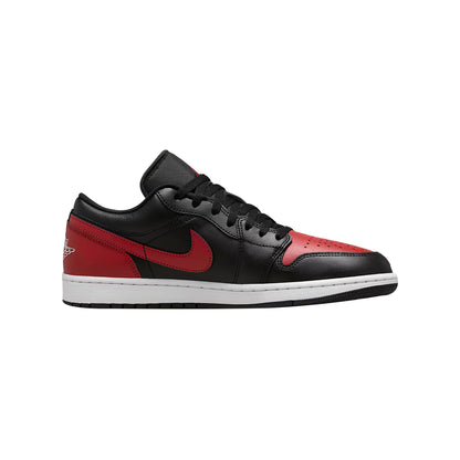 Sneakers Uomo Air Jordan 1 Low, con tomaia in pelle e logo laterale