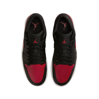 Sneakers Uomo Air Jordan 1 Low, con tomaia in pelle e logo laterale