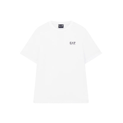T-shirt Uomo in jersey, Bianco, con stampa logo series