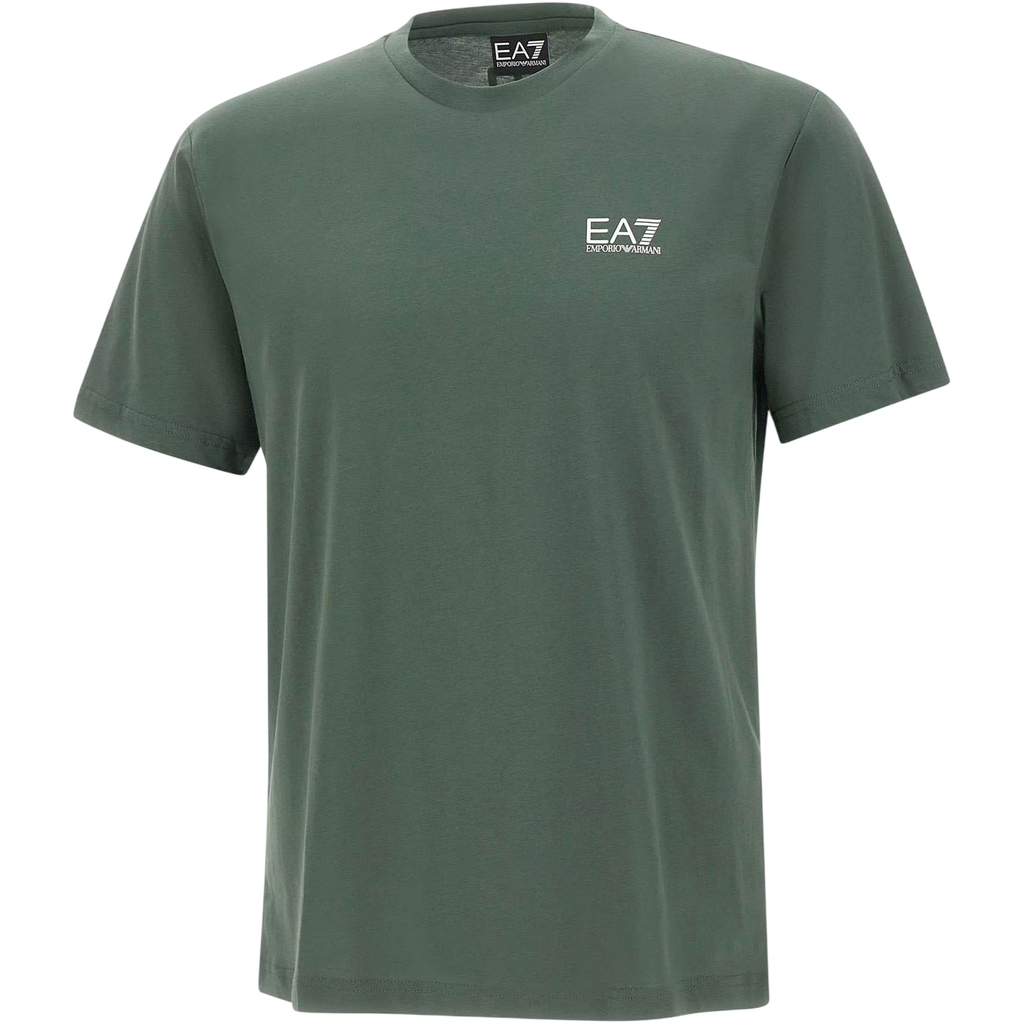 T-shirt Uomo in jersey, Verde, con stampa logo series