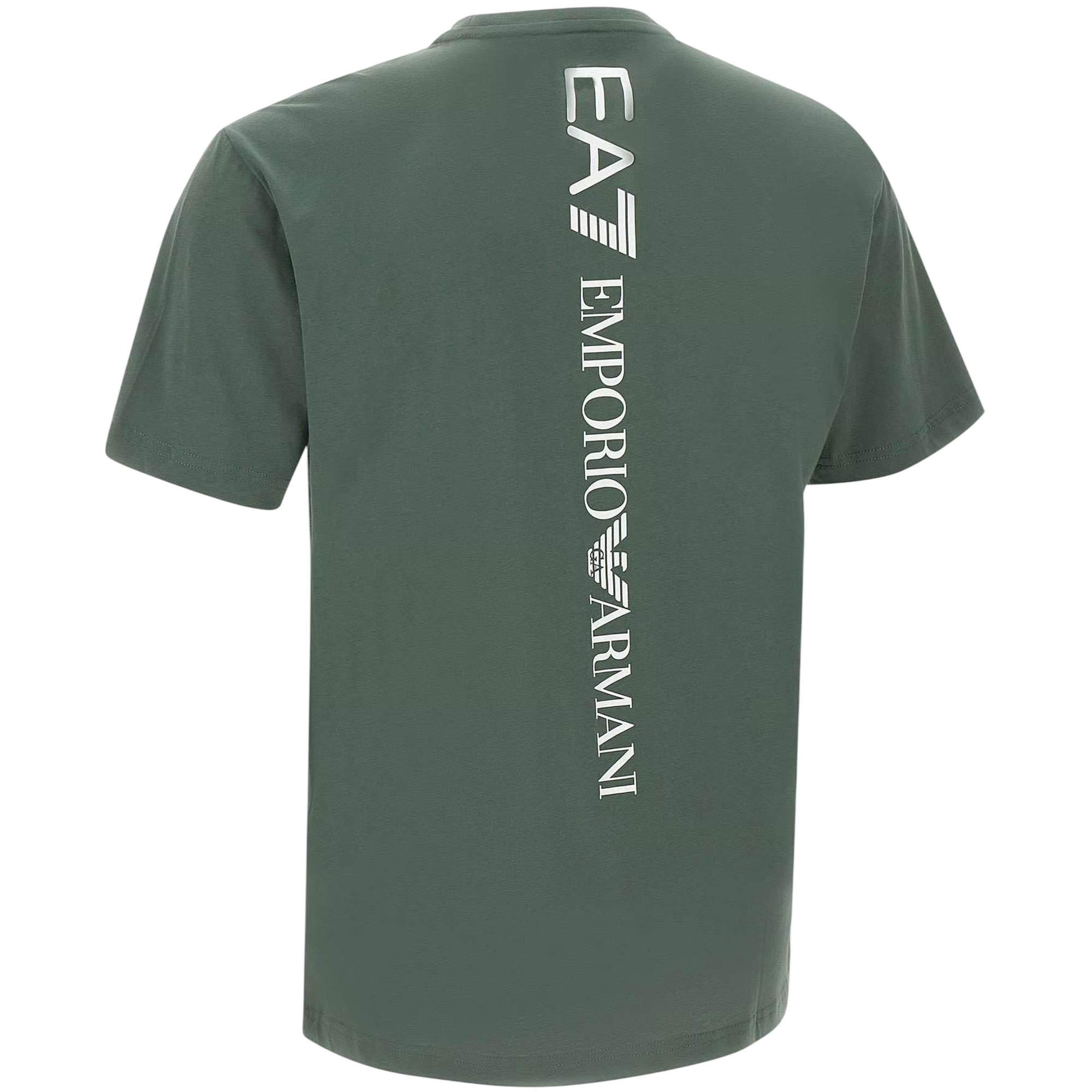 T-shirt Uomo in jersey, Verde, con stampa logo series